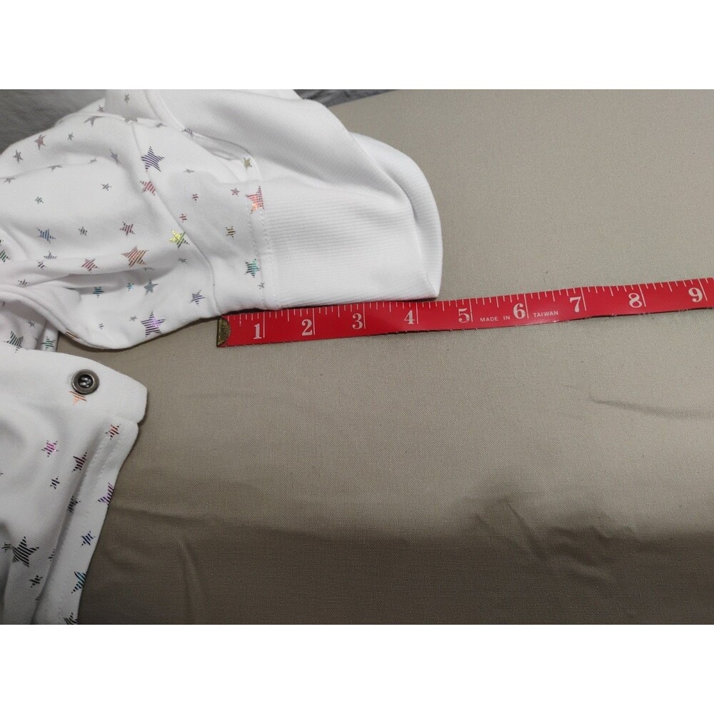 Jane + Delancey Womens Shirt Vneck Short Sleeve Colorful Stars Size 3x - Picture 9 of 10